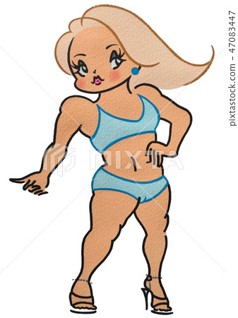 Girls training at the gym Girls training at the gym 47083447