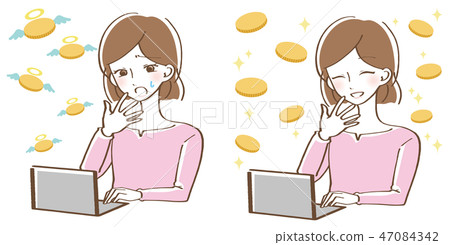 Spend earning woman set 47084342