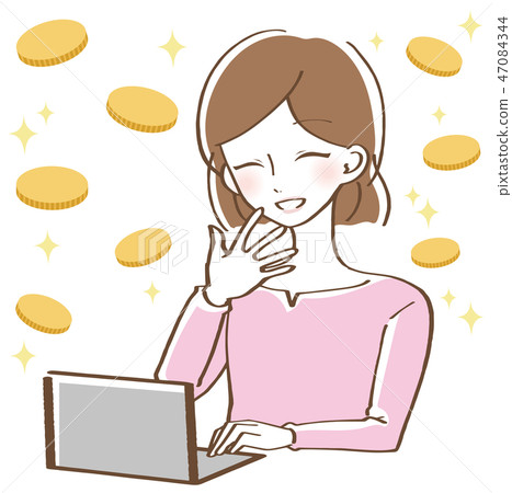 Women who earn pocket money Women who earn pocket money 47084344