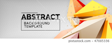 3d polygonal shape geometric background, triangular modern abstract composition 3d polygonal shape geometric background, triangular modern abstract composition 47085336