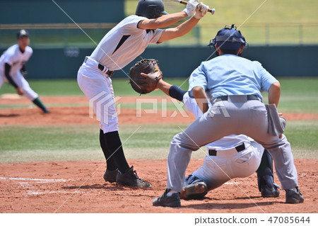 High School Baseball Game 47085644