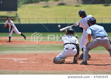 High School Baseball Game 47085645