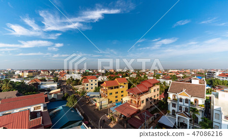 Cambodia / Siem Reap Cityscape Daytime Cambodia / Siem Reap Cityscape Daytime 47086216