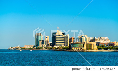 Skyline of Salmiya in Kuwait Skyline of Salmiya in Kuwait 47086387