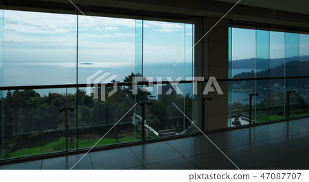 View from the MOA Art Museum lobby outside the window 47087707