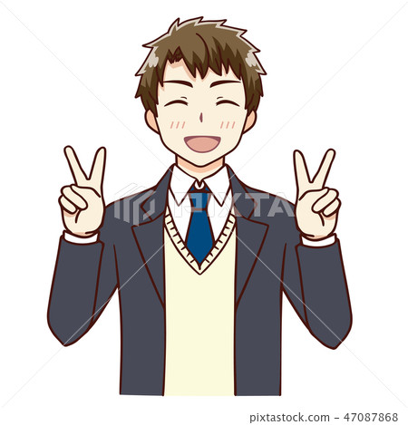 男學生雙件 47087868