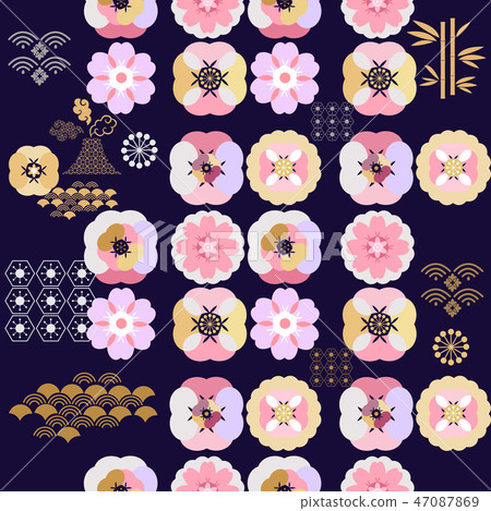 Japanese pattern 47087869