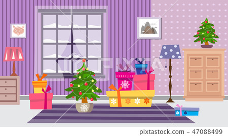 Christmas interior Christmas interior 47088499