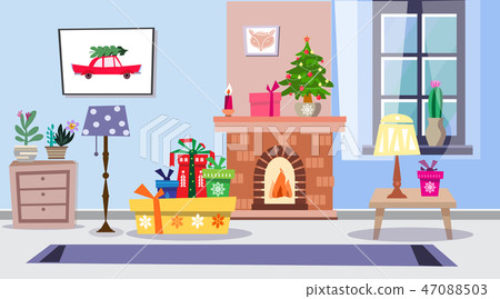 Christmas interior Christmas interior 47088503