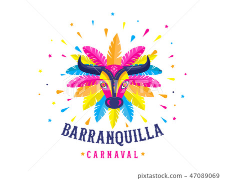 Carnaval de Barranquilla, Colombian carnival party. Vector illustration, poster and flyer Carnaval de Barranquilla, Colombian carnival party. Vector illustration, poster and flyer 47089069