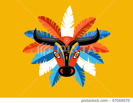 Carnaval de Barranquilla, Colombian carnival party. Vector illustration, poster and flyer Carnaval de Barranquilla, Colombian carnival party. Vector illustration, poster and flyer 47089070