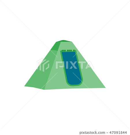 Set of tourist tents. Collection camping tent icons. Vector illustration 47091844