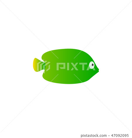 Cute fish vector illustration icons set. Fish flat style vector illustration. Fish icons isolated Cute fish vector illustration icons set. Fish flat style vector illustration. Fish icons isolated 47092095
