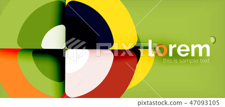 Circle abstract background 47093105