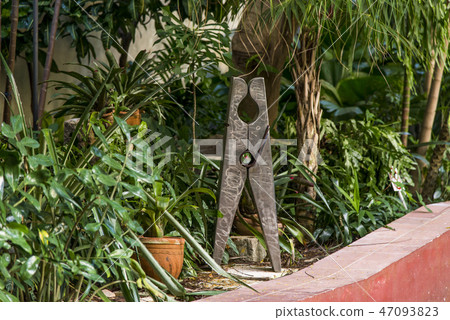 Courtyard of the old colonial house - Cuba Courtyard of the old colonial house - Cuba 47093823