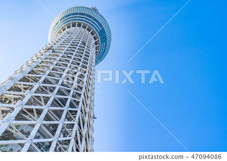 東京天空樹的背光[東京] 47094086