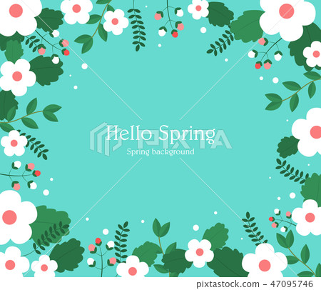 Spring frame - Stock Illustration [47095746] - PIXTA
