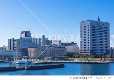 (神奈川市景觀)從橫濱大碼頭看到的風景3 (神奈川市景觀)從橫濱大碼頭看到的風景3 47096076