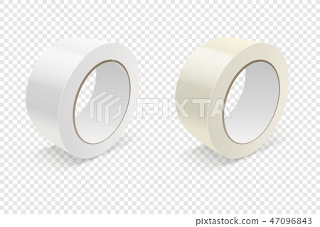 Vector Realistic 3d Glossy Tape Roll Icon Set or Mock-up Closeup Isolated on Transparen Background Vector Realistic 3d Glossy Tape Roll Icon Set or Mock-up Closeup Isolated on Transparen Background 47096843