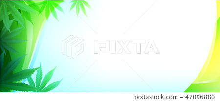 Marijuana plant and cannabis on green backgrounds. Marijuana plant and cannabis on green backgrounds. 47096880