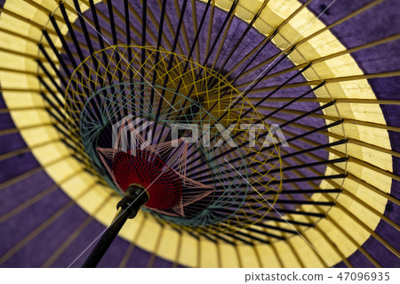 From within Japanese umbrella From within Japanese umbrella 47096935