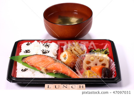 Makunouchi便當和味噌湯 47097031