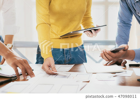 User interface and User experience designer team User interface and User experience designer team 47098011