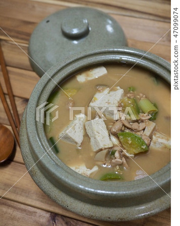Korean food Chungkukjang 47099074