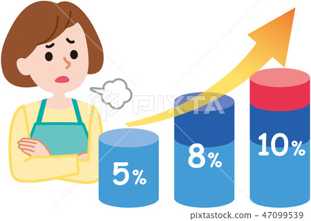 Increase in consumption tax up tax 47099539