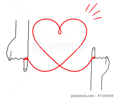 紅色螺紋例證簡單02 紅色螺紋例證簡單02 47100309