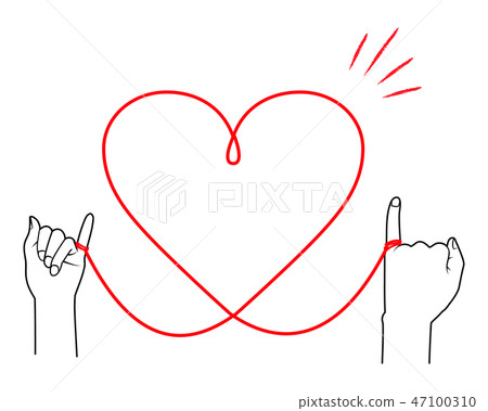 紅色螺紋例證簡單03 紅色螺紋例證簡單03 47100310