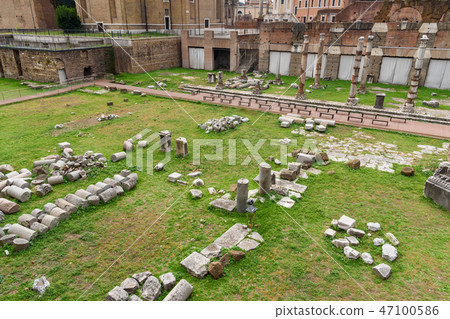 Ruins of Roman Forum. Ruins of Roman Forum. 47100586