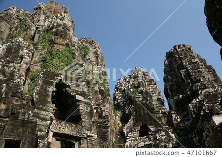 Cambodia World Heritage Site Angkor Thom Bayon 47101667