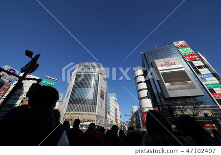 Tokyo cityscape in Japan I want to see the Shibuya scramble intersection etc. Heisei last new year = January 2, 2019 shooting Tokyo cityscape in Japan I want to see the Shibuya scramble intersection etc. Heisei last new year = January 2, 2019 shooting 47102407