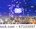 NEW 5G concept network social digital data wireles 47103097