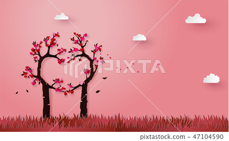 love tree - Stock Illustration [47104590] - PIXTA