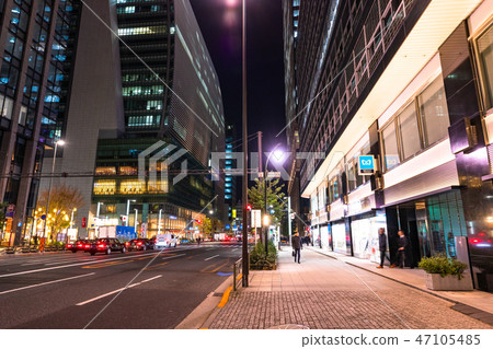 <<Tokyo>> Nihonbashi cityscape and night view <<Tokyo>> Nihonbashi cityscape and night view 47105485