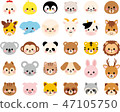 Animal icon set 47105750