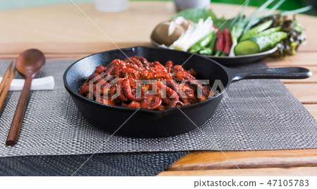 Delicious cooked food 47105783