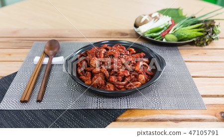 Delicious cooked food 47105791