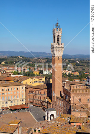 Siena, Italy. Torre del Mangia 47107492