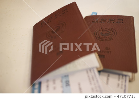 Tickets, tickets, passports, travel 47107713