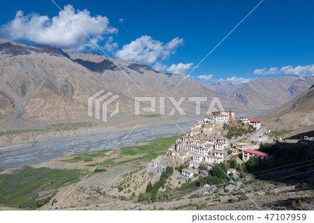 關鍵Gompa Spiti 關鍵Gompa Spiti 47107959