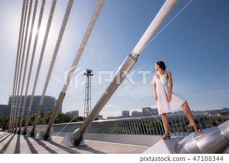 Caucasian Female Tourist in Malaysia Caucasian Female Tourist in Malaysia 47108344