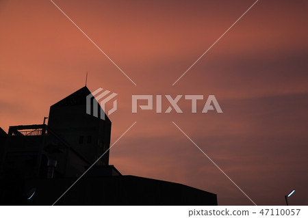 Sunset sky and buildings 47110057