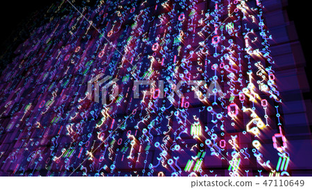 Abstract flow of stripes from pins and barrettes Abstract flow of stripes from pins and barrettes 47110649