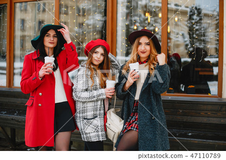 girls in winter girls in winter 47110789