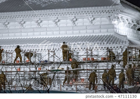 Snow Festival Production Scene / Snow Hokkaido Tourism Image 47111130
