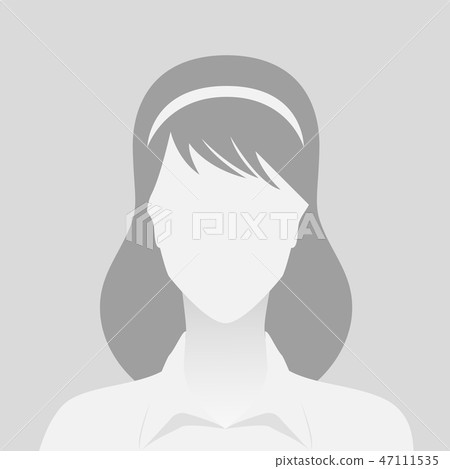 Person gray photo placeholder woman 47111535