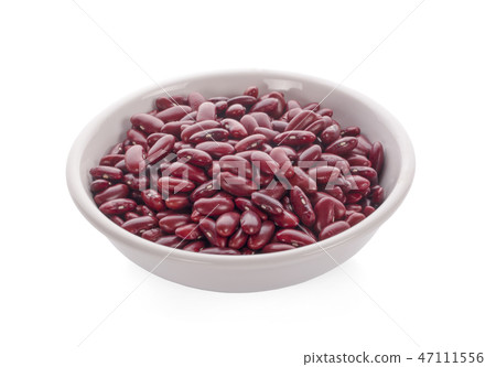 red bean in white bowl red bean in white bowl 47111556